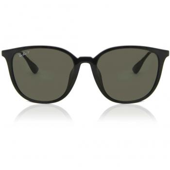 Ray-Ban RB4348D Asian Fit 601/9A Black Men's Sunglasses 57mm