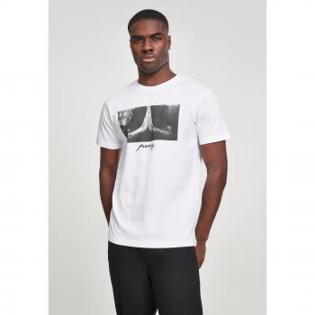 Mister Tee Men's White Pray T-Shirt