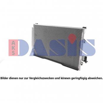 Condensador de aire acondicionado AKS DASIS 142013N para MITSUBISHI MR283982