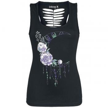 Gothicana by EMP Strong and Smart Top Mujer Negro 3XL