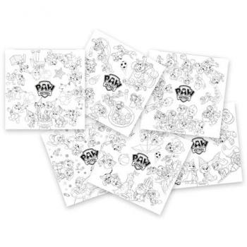 Smoby - Pack de 10 hojas para colorear Paw Patrol para mesa creativa infantil