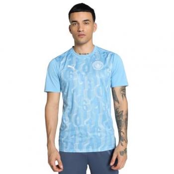 Puma Manchester City Pre-Match Top 2024/2025 - Adult Male - Blue - 2XL