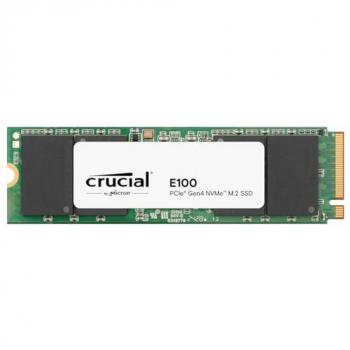 SSD Crucial E100 1TB M.2 2280 NVMe PCIe 4.0 - Lectura 5000 MB/s, Escritura 4500 MB/s