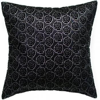 Cuadros del centelleo varada rosa cubierta sofá almohada decorativa cojín 16 x cm 40,64 con cremallera