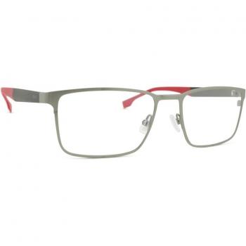 Gafas Graduadas Hugo Boss 1488 GHP Metálicas Rectangulares Color Rutenio con Lentes Adrialentes