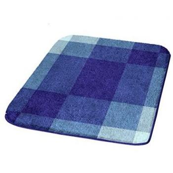 Meusch Alfombra de baño, Acrílico, Azul, 80 x 140 cm