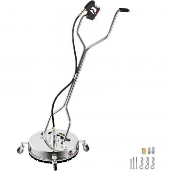 Vevor 20 Pressure Washer Surface Cleaner, Max 4000 PSI, Dual Nozzle for Driveways and Sidewalks