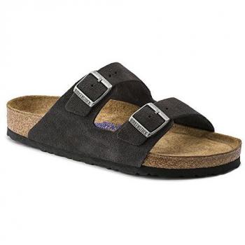 Birkenstock Arizona Terchopelo Gris 552323 - Pantuflas Senior Talla 44