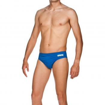 Arena M Brief Bañador Slip Hombre Solid, Royal-White, 80