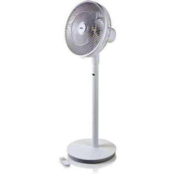 DOMO Ventilador de pedestal 2 en 1 con control remoto de 45 W, blanco