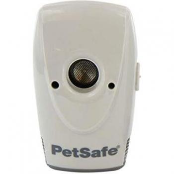 Estación antiladrido PetSafe - Sistema de control de ladridos, diseño compacto y portátil, tecnología de detección automática, 4 niveles de corrección ajustables, funciona con pilas, adecuado para perros de cualquier tamaño