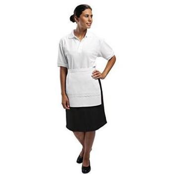 Camarera delantal con bolsillo. Polycotton. Una talla para todos.