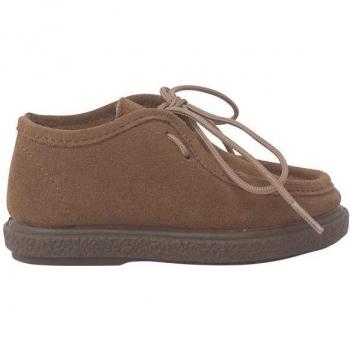 Zapato inglés de bebé niño de piel primeros pasos