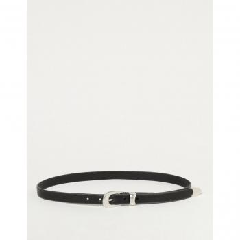 OUR LEGACY Black Hammered Leather Belt - Size 70 for Men