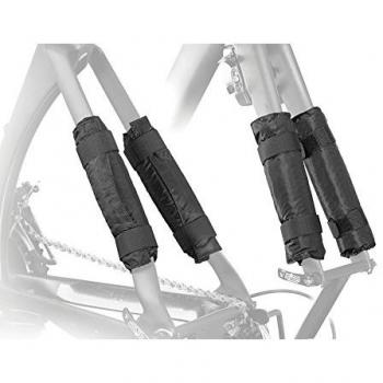 SCICON Bicycle Frame Front Fork & Seat Stay Protection Pad Set, Adultos Unisex, Negro, ESTANDAR