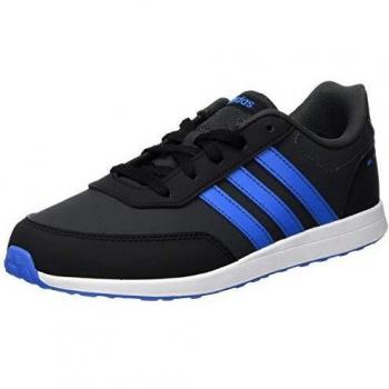 adidas Vs Switch 2 K, Zapatillas para Correr Unisex niños, Carbon/Bright Blue/Core Black, 32 EU