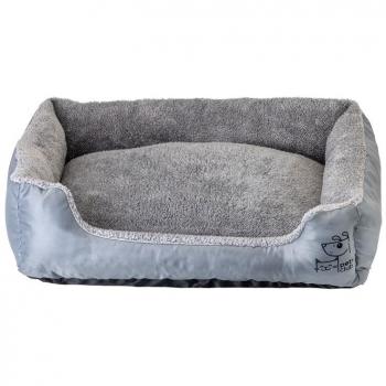 Cama para mascotas Vigar Pets Club 65 x 58 cm - Cómoda y Resistente, Antibacteriana, Base Antideslizante, Lavable en Lavadora, Funda con Cremallera de Microfibra