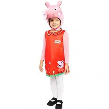 amscan amscan-9907548 Disfraz de Peppa Pig para niña