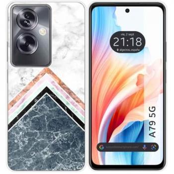Funda de Silicona para Oppo A79 5G Diseño Mármol 05 con Dibujos