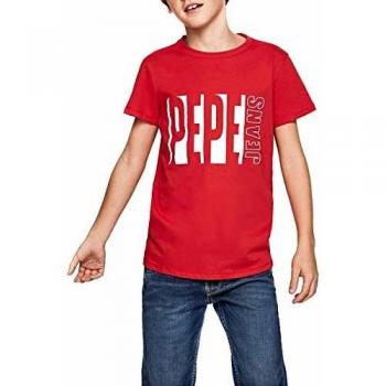 Pepe Jeans Camiseta Sacha Rojo Niño 12 Rojo