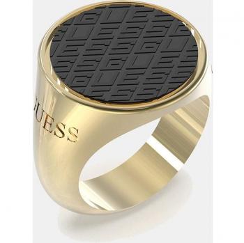 Anillo Guess King's Road de acero dorado para hombre