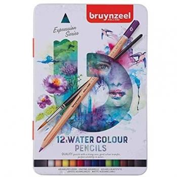 bruynzeel - bruynzeel Crayons de Couleur Aquarelle Expression, étui x12