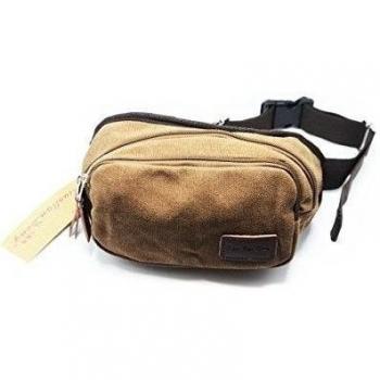 DoubleVillages Canvas Lona Outdoor deportiva Riñonera Riñoneras de marcha Bolsa de Cintura paquete de bolsa / bolsa de Cinturón Waist Pack para Corriendo Ciclismo Cámping Alpinismo Viajar Excursionismo Deportes Al Aire Libre