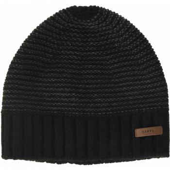 Gorro Barts David negro unisex de punto con forro de felpa, talla única