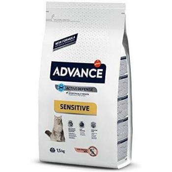 Advance Sensitive para gato adulto con salmón y arroz 1,5 kg