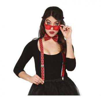 Kit de Mariquita: Gafas, Pajarita y Tirantes