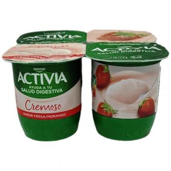 Yogur Activia Cremoso Fresa 4x115g