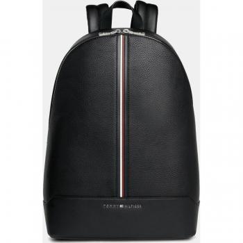 Tommy Hilfiger Black Polyethylene Backpack for Men, Size: ONE SIZE