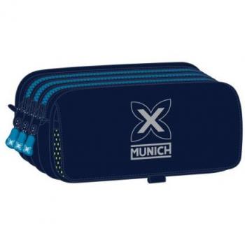 Estuche Portatodo Triple Big Munich Nautic 21,5x1x8cm