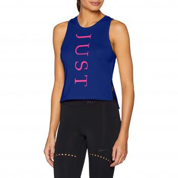 Nike Tail Wind Top, otoño/Invierno, Mujer, Color Deep Royal Blue/Reflective Silver, tamaño Large