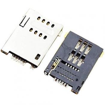 Lector DE Tarjeta SIM 8PIN 6+2 SMD AUTOEXPULSION