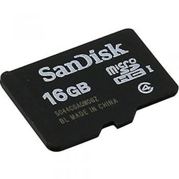 SanDisk SDSDQM-016G-B35 Tarjeta de memoria microSD de 16 GB, clase 4