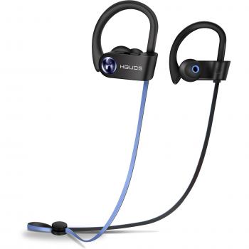Auriculares Bluetooth HBUDS Bluetooth 4.1 Deportivos Inalámbricos Estéreo In-Ear Auriculares con Micrófono 8-9 Hrs y Cancelación de Ruido para iPhone xs max / XS / X Samsung Huawei Sony ecc