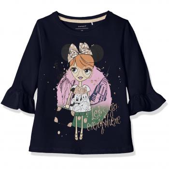 NAME IT 13155385, Camisa Manga Larga para Bebés, Azul Dark Sapphire, 92