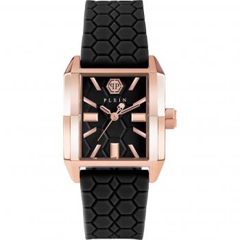 Philipp Plein Offshore Square Women's Watch, Black, Silicone, One Size