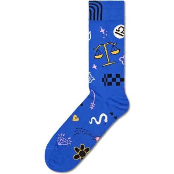 Happy Socks Libra Zodiac Signs Crew Socks - Calcetines Cortos Estampados para Hombre