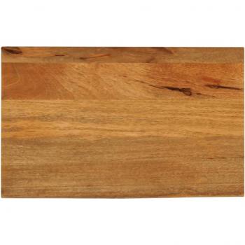 Tablero de mesa borde natural madera maciza mango 40x20x3,8 cm