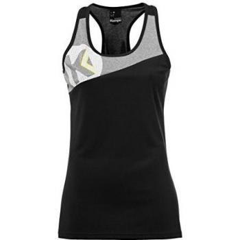 Kempa Core 2.0 Singlet Women Oberbekleidung, Primavera/Verano, Unisex, Color Schwarz/Dark Grau Melange, tamaño Large