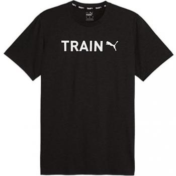 Camiseta de entrenamiento Puma Graphic Train para hombre en color negro