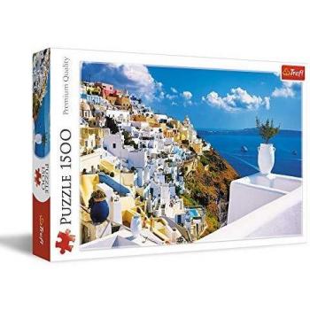 Santorini Greece 1500-Piece Landscape Puzzle by Trefl