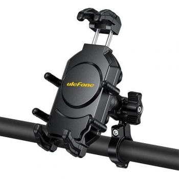 Soporte para Smartphone Ulefone Armor Mount Pro AM01 - Soporte Negro para Bicicleta y Moto
