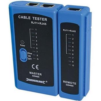Silverline 539465 - Comprobador de cable LAN