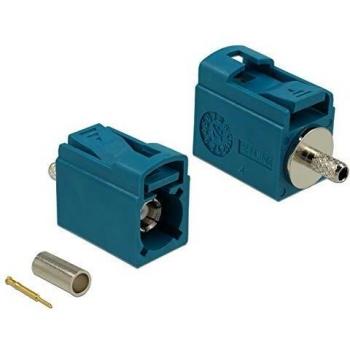Conector Hembra FAKRA Z 21 mm Corto para Crimpado