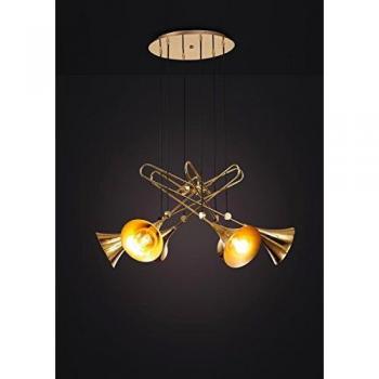 Lámpara Colgante Jazz Oro Brillo 6 Luces