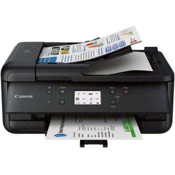 Canon PIXMA TR7650 4-in-1 Wireless Inkjet Multifunction Printer with ADF, Duplex Printing, and 4800 x 1200 DPI