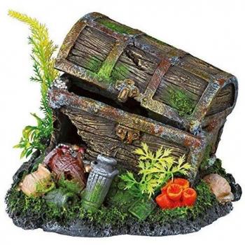 TRIXIE Décoration Coffre au trésor 17 cm pour aquarium